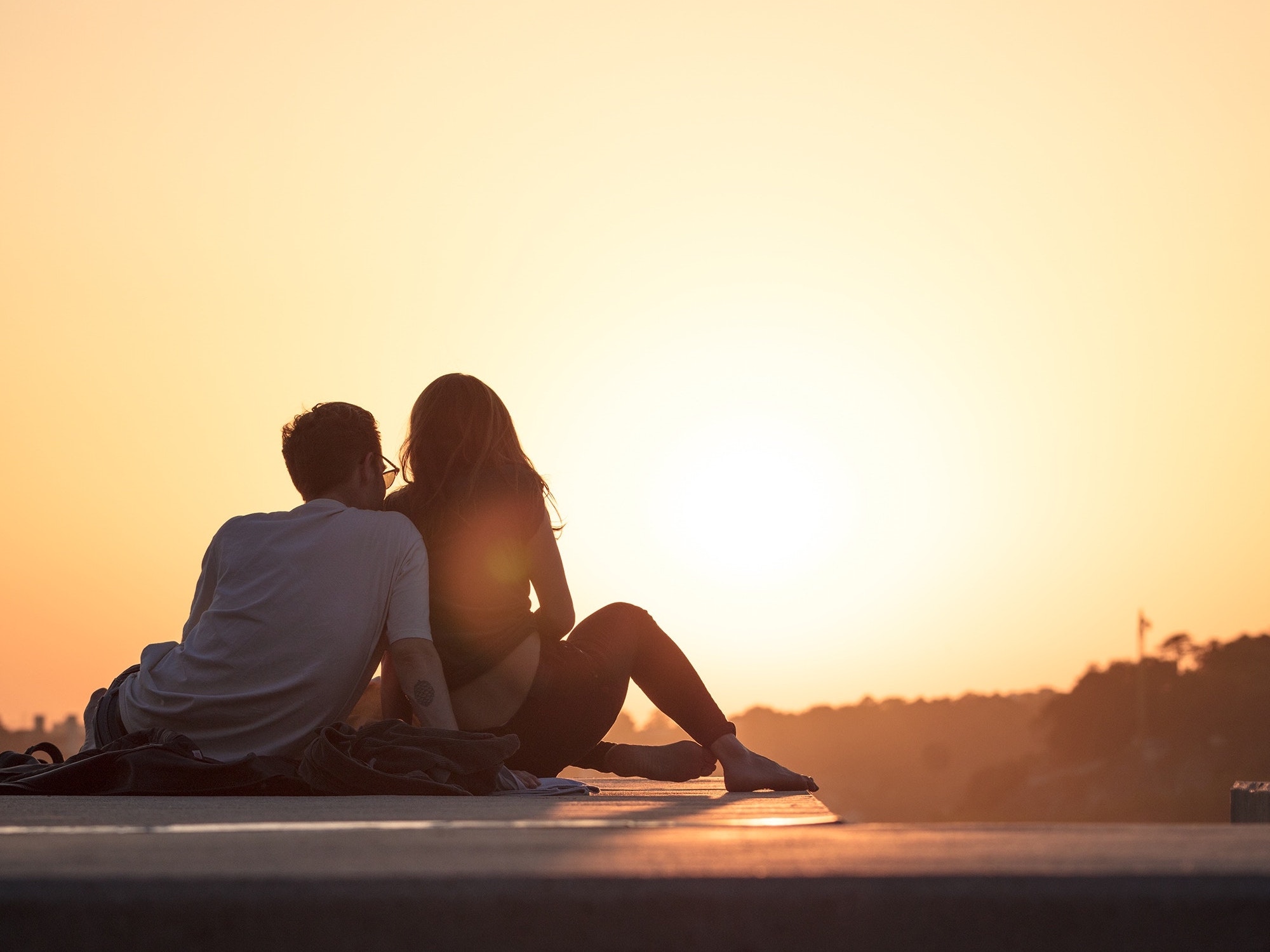 Couple with new house